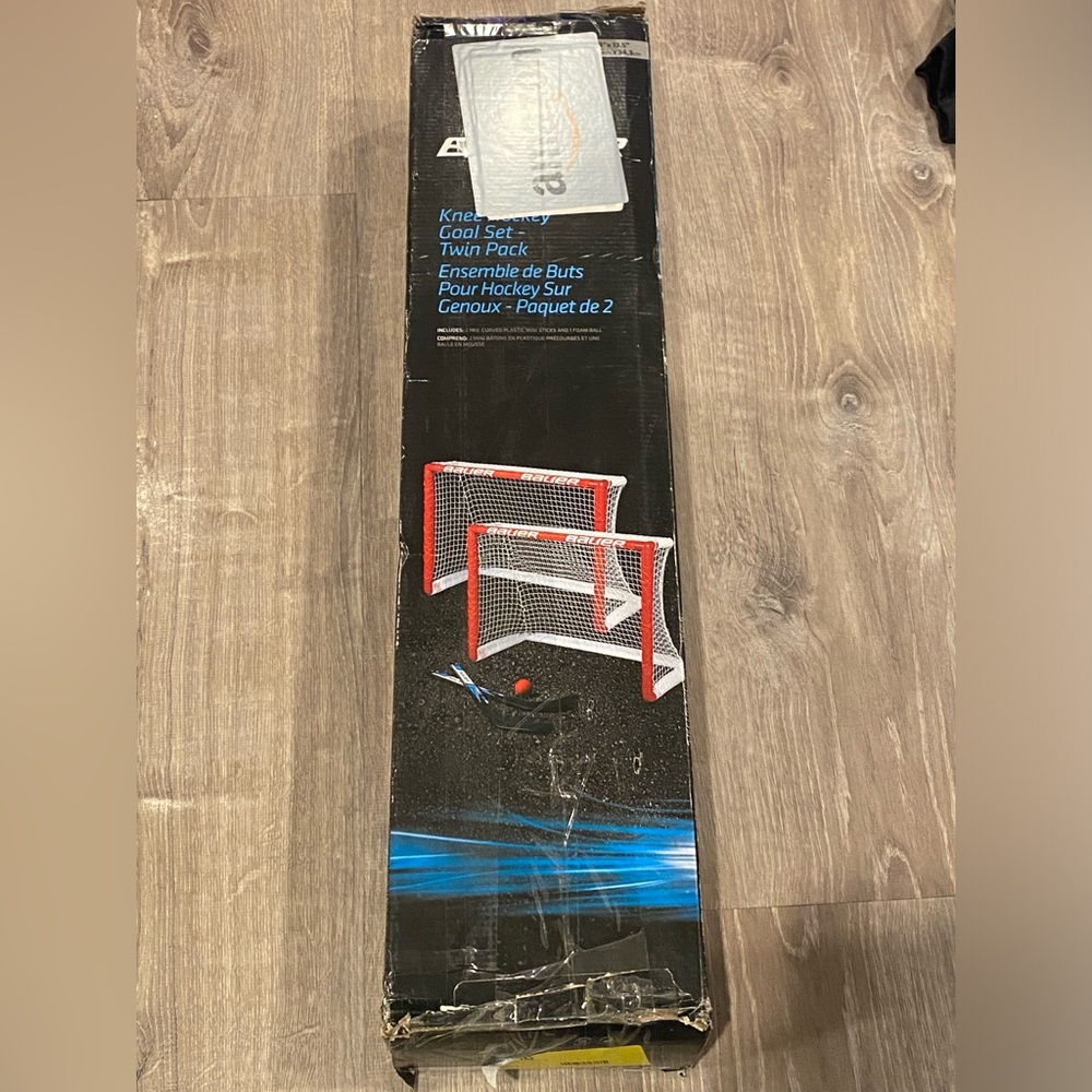 Brand New Bauer Knee Hockey Goal Set - twin pack